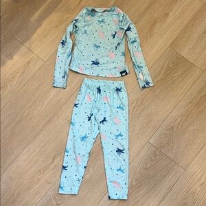 Lands End Unicorn Baselayer Set